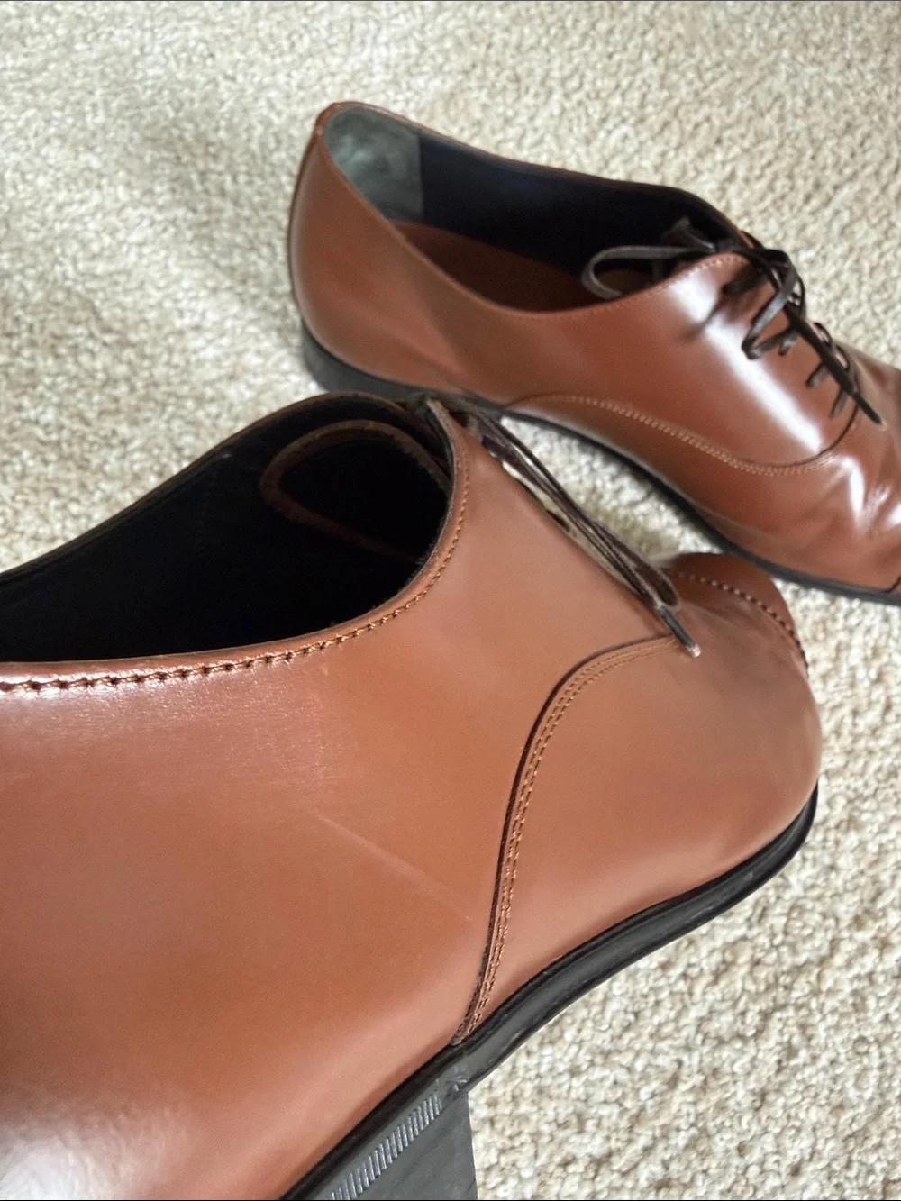 Ferragamo Boston Cap Toe 10 2E